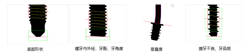 光學(xué)篩選機檢測的外觀特征圖